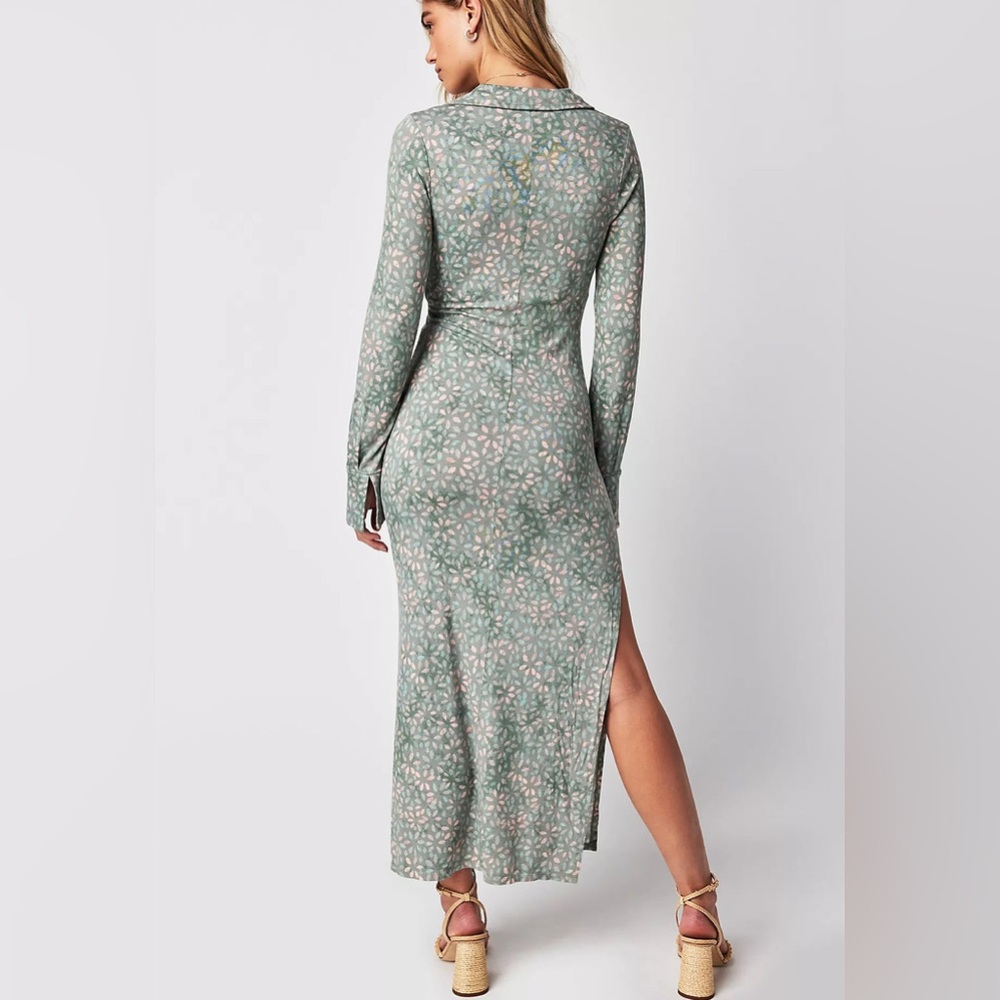 Free People Shayla Wrap Midi Dress - Picture 5 of 7